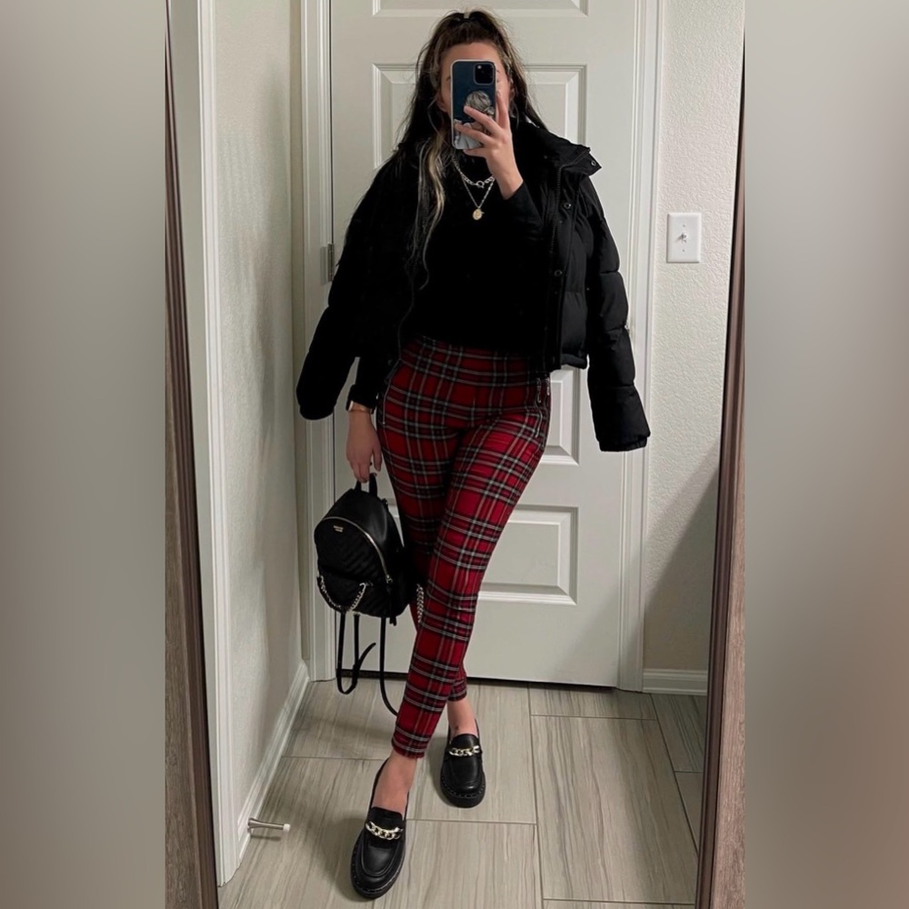 ZARA plaid pants